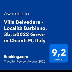 Villa Belvedere - Localita Barbiano, 3b, 50022 Fi, Italy, Greve in Chianti